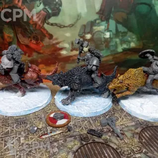 Описание картинки THUNDERWOLF CAVALRY от Lobo по цене 5 000руб | Свободный Рынок Миниатюр - СРМ