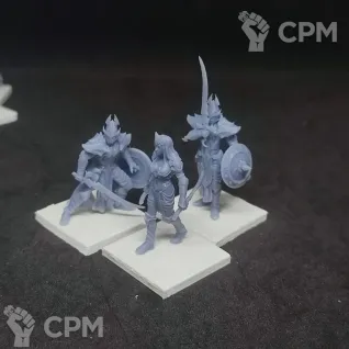Описание картинки Отряд эльфов паукомантов (НРИ, Frostgrave и т.д.) от  по цене 1 850руб | Свободный Рынок Миниатюр - СРМ