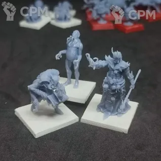 Описание картинки Отряд эльфов паукомантов (НРИ, Frostgrave и т.д.) от  по цене 1 850руб | Свободный Рынок Миниатюр - СРМ