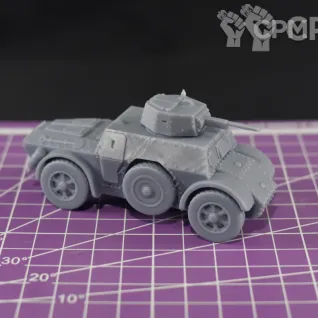 Описание картинки Бронеавтомобиль Autoblinda 41 / масштаб 1:56 / 28 мм от DModels по цене 720руб | Свободный Рынок Миниатюр - СРМ