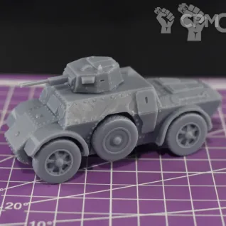 Описание картинки Бронеавтомобиль Autoblinda 41 / масштаб 1:56 / 28 мм от DModels по цене 800руб | Свободный Рынок Миниатюр - СРМ