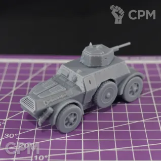 Описание картинки Бронеавтомобиль Autoblinda 41 / масштаб 1:56 / 28 мм от DModels по цене 800руб | Свободный Рынок Миниатюр - СРМ