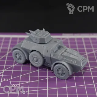 Описание картинки Бронеавтомобиль Autoblinda 40 / масштаб 1:56 / 28мм от DModels по цене 800руб | Свободный Рынок Миниатюр - СРМ
