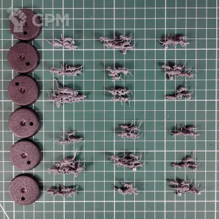 Описание картинки Cursed City Rat swarm (Corpse Rats) от Каджит по цене 2 998руб | Свободный Рынок Миниатюр - СРМ
