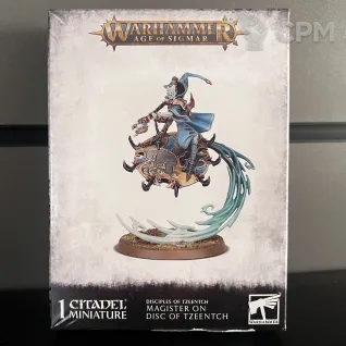 Описание картинки Magister on disc of tzeentch от Alternative Galaxy  по цене 2 890руб | Свободный Рынок Миниатюр - СРМ