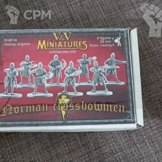 Описание картинки Нормандские арбалетчики V&amp;V Miniatures от Tigerat по цене 2 300руб | Свободный Рынок Миниатюр - СРМ