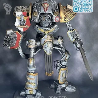 Описание картинки Grey Knights Cerastus knight castigator от Три Ди Принт по цене 6 500руб | Свободный Рынок Миниатюр - СРМ