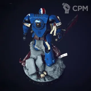 Описание картинки Titus Warhammer 40,000: Space Marine 2 (20-25 см) от 0.n1 Studio по цене 4 200руб | Свободный Рынок Миниатюр - СРМ