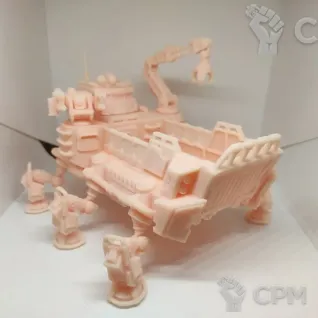 Описание картинки Scavenger Transport Tank от Орки с наГорки по цене 2 500руб | Свободный Рынок Миниатюр - СРМ