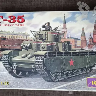 Описание картинки T-35, 1:35, ICM/Alanger от Tigerat по цене 2 000руб | Свободный Рынок Миниатюр - СРМ
