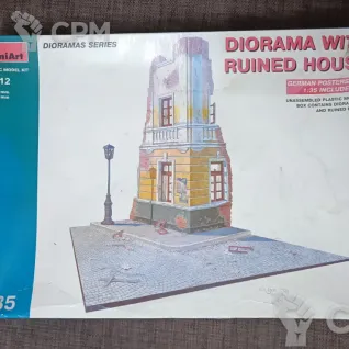 Описание картинки Diorama with ruined house, 1:35, MiniArt от Tigerat по цене 1 900руб | Свободный Рынок Миниатюр - СРМ