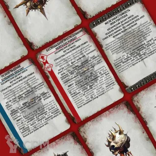 Описание картинки Chaos Space Marines Datacards 10th (на русском) от GnomeCone по цене 1 580руб | Свободный Рынок Миниатюр - СРМ