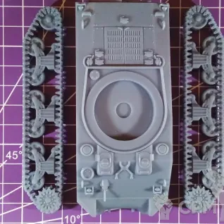 Описание картинки Американский средний танк M4A2 Sherman / масштаб 1:56 / 28мм от DModels по цене 1 530руб | Свободный Рынок Миниатюр - СРМ