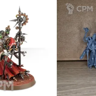 Описание картинки Tech -Priest Dominus от Бруталити по цене 400руб | Свободный Рынок Миниатюр - СРМ