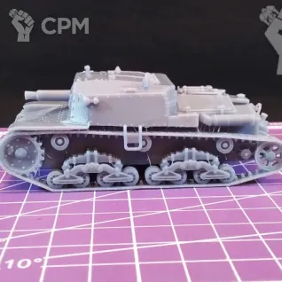 Описание картинки Итальянское штурмовое орудие Semovente da 75/18 M40 / масштаб 1:56/ 28 мм от DModels по цене 1 250руб | Свободный Рынок Миниатюр - СРМ