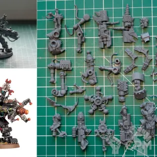 Описание картинки Big Mek от SaJRa по цене 450руб | Свободный Рынок Миниатюр - СРМ