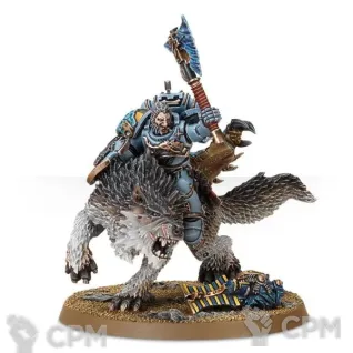 Описание картинки WOLF LORD ON THUNDERWOLF от TPC по цене 1 170руб | Свободный Рынок Миниатюр - СРМ