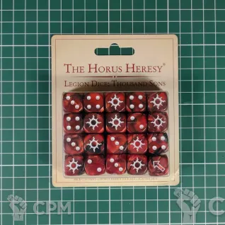 Описание картинки Legion Dice Thousand Sons от Vault Boy по цене 9 998руб | Свободный Рынок Миниатюр - СРМ