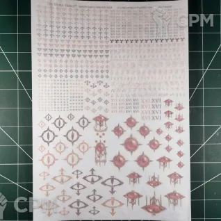 Описание картинки Sons of Horus Legion Transfer Sheet Декали Оригинал GW (Black Legion) от Vault Boy по цене 5 298руб | Свободный Рынок Миниатюр - СРМ