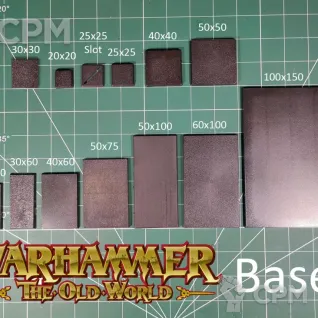 Описание картинки Базы Bases The Old World Square Bases and Rectangular Bases от Vault Boy по цене 18руб | Свободный Рынок Миниатюр - СРМ