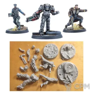 Описание картинки Elder Maxson &amp; commander Kells от Old curiosity shop по цене 1 360руб | Свободный Рынок Миниатюр - СРМ