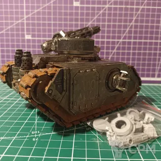 Описание картинки Sicaran Punisher на базе Land raider Proteus от Erpeler по цене 4 900руб | Свободный Рынок Миниатюр - СРМ