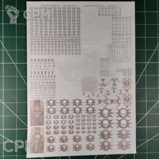 Описание картинки Death Guard Legion Transfer Sheet Декали Оригинал GW от Vault Boy по цене 5 298руб | Свободный Рынок Миниатюр - СРМ