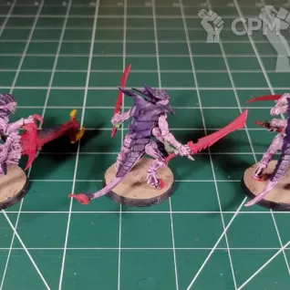 Описание картинки Tyranids Tyranid Warriors x6 Оригинал от Каджит по цене 7 498руб | Свободный Рынок Миниатюр - СРМ