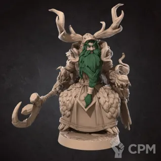 Описание картинки Лунный Эльф, Друид (Moon Elf, Druid) от Gabrigame_Print по цене 320руб | Свободный Рынок Миниатюр - СРМ