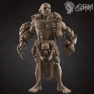Описание картинки Дженази Воды, Друид (Genasi Water, Druid) от Gabrigame_Print по цене 330руб | Свободный Рынок Миниатюр - СРМ