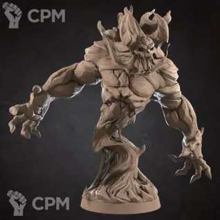 Описание картинки Элементаль Огня (Fire Elemental) от Gabrigame_Print по цене 650руб | Свободный Рынок Миниатюр - СРМ