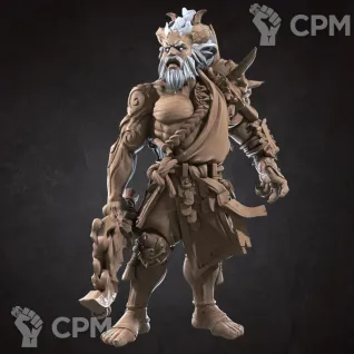 Описание картинки Дженази Воздуха, Друид (Genasi Air, Druid) от Gabrigame_Print по цене 330руб | Свободный Рынок Миниатюр - СРМ