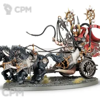 Описание картинки Chaos Chariot Gorebeast Chariot от Vault Boy по цене 3 498руб | Свободный Рынок Миниатюр - СРМ
