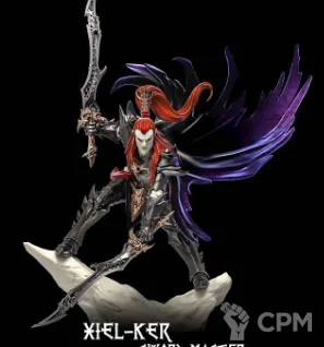 Описание картинки Xiel-Ker Sword master от Vladimir Russkikh по цене 250руб | Свободный Рынок Миниатюр - СРМ