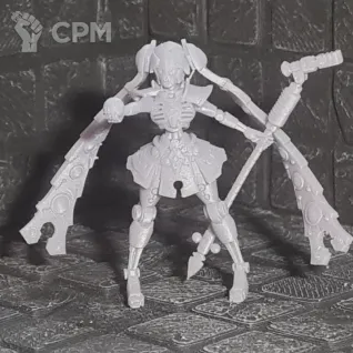 Описание картинки Necron Lord Miku / Mikulord от HoujouSatoko по цене 690руб | Свободный Рынок Миниатюр - СРМ
