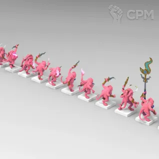 Описание картинки Pink Horrors (sculpt/rip) от HoujouSatoko по цене 100руб | Свободный Рынок Миниатюр - СРМ