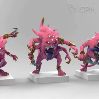 Описание картинки Pink Horrors (sculpt/rip) от HoujouSatoko по цене 100руб | Свободный Рынок Миниатюр - СРМ