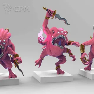Описание картинки Pink Horrors (sculpt/rip) от HoujouSatoko по цене 100руб | Свободный Рынок Миниатюр - СРМ