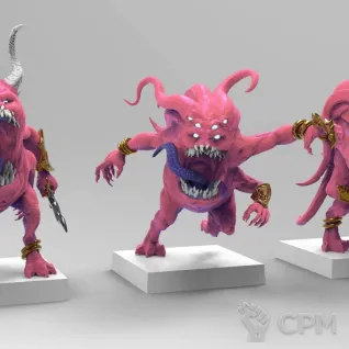Описание картинки Pink Horrors (sculpt/rip) от HoujouSatoko по цене 100руб | Свободный Рынок Миниатюр - СРМ