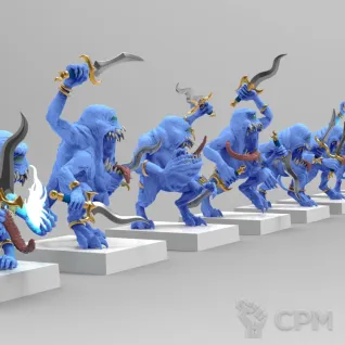 Описание картинки Blue Horrors + Brimstone Horrors от HoujouSatoko по цене 110руб | Свободный Рынок Миниатюр - СРМ