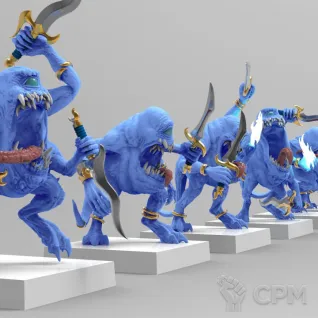Описание картинки Blue Horrors + Brimstone Horrors от HoujouSatoko по цене 110руб | Свободный Рынок Миниатюр - СРМ