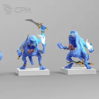 Описание картинки Blue Horrors + Brimstone Horrors от HoujouSatoko по цене 110руб | Свободный Рынок Миниатюр - СРМ