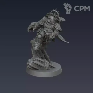 Описание картинки Blood angels captain with jump pack от Helnex workshop  по цене 700руб | Свободный Рынок Миниатюр - СРМ