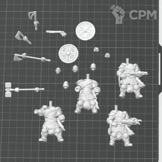 Описание картинки Heavy Mechanised Infantry 4 модели. от Мастерская Крипов по цене 1 600руб | Свободный Рынок Миниатюр - СРМ