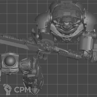Описание картинки Contemptor-achillus Dreadnought от WAAAAAAGHshop по цене 1 100руб | Свободный Рынок Миниатюр - СРМ