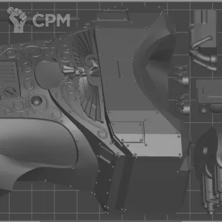 Описание картинки Coronus Grav-carrier от WAAAAAAGHshop по цене 3 000руб | Свободный Рынок Миниатюр - СРМ