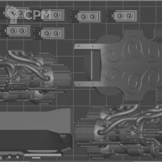 Описание картинки Coronus Grav-carrier от WAAAAAAGHshop по цене 3 000руб | Свободный Рынок Миниатюр - СРМ