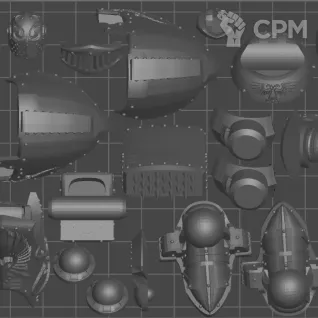 Описание картинки Telemon Heavy Dreadnought + битсы(закачка) от WAAAAAAGHshop по цене 800руб | Свободный Рынок Миниатюр - СРМ