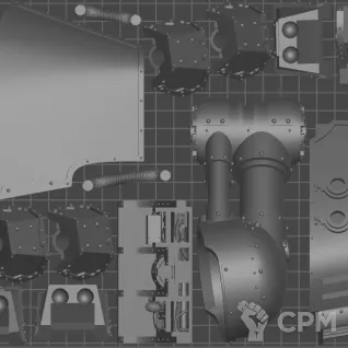 Описание картинки Adeptus Titanicus Reaver Titan (скан) от WAAAAAAGHshop по цене 10 000руб | Свободный Рынок Миниатюр - СРМ