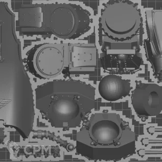 Описание картинки Adeptus Titanicus Warhound Titan + битсы(закачка) от WAAAAAAGHshop по цене 8 000руб | Свободный Рынок Миниатюр - СРМ